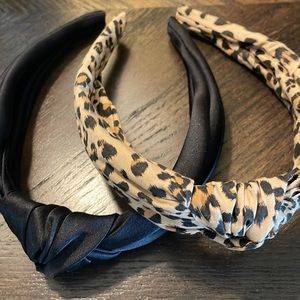 Set of 2 J Crew fabric knot headband